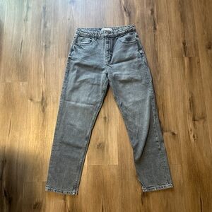Zara Women’s Straight Gray Jeans